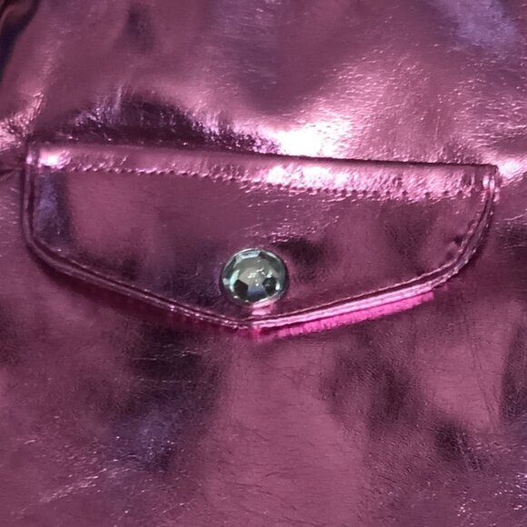 NWT ~ Doggy Parton Rhinestone Bomber Jacket for Dogs - Large, Pink - Picture 6 of 8